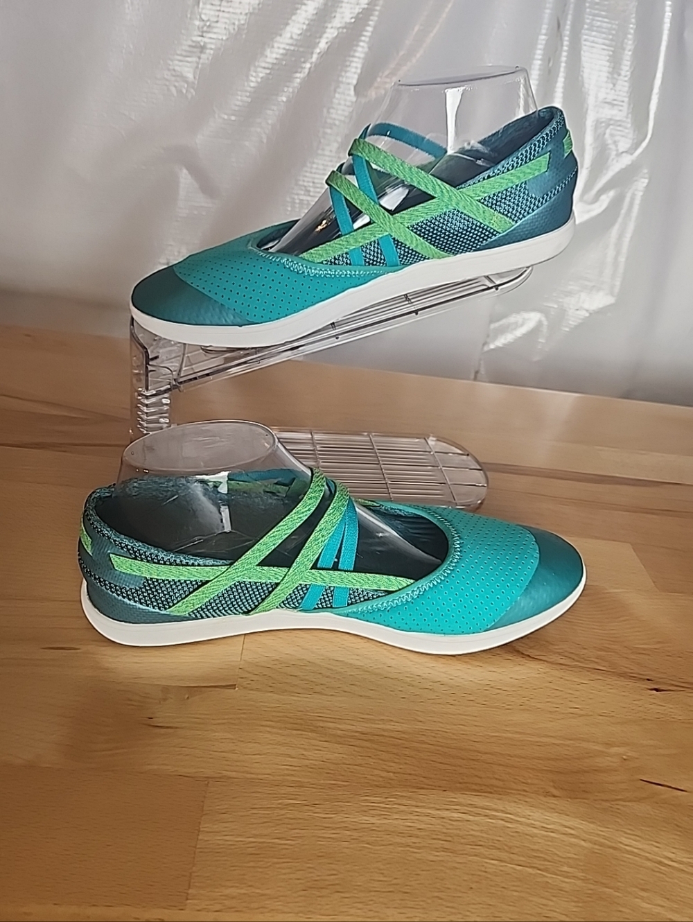 Teva Hydro Life Mary Jane Water Shoes Women 11 Teal Gorpcore Travel Hiking